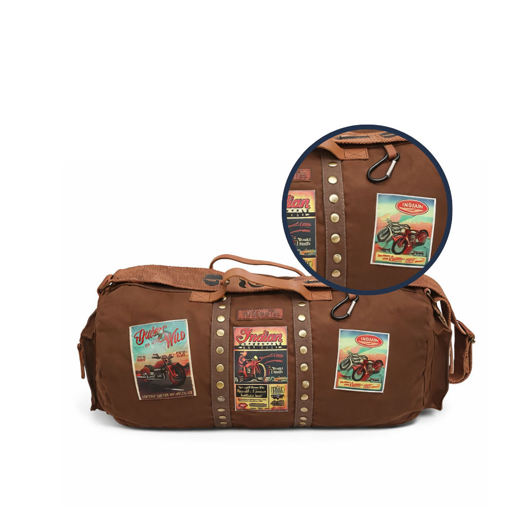 Khaki Unisex Travel Duffle Bag for Every Adventure